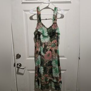 McGinn Floral Sundress with Ruffle Detail
